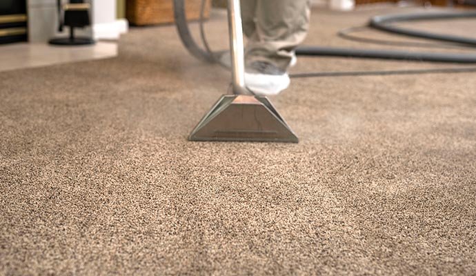 rug cleaning with low moisture